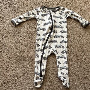 Motorcycle Print Kids One Piece Bamboo sleeper